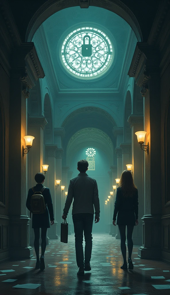  Poster Image Title: The Enigmatic Lock: A University MysteryThe Locked Room Puzzle Mystery Student of the seven-scene story set in the university. Three Main Characters