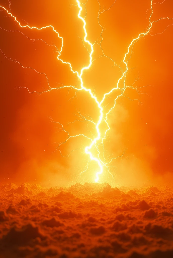 Orange background,Electricity related elements