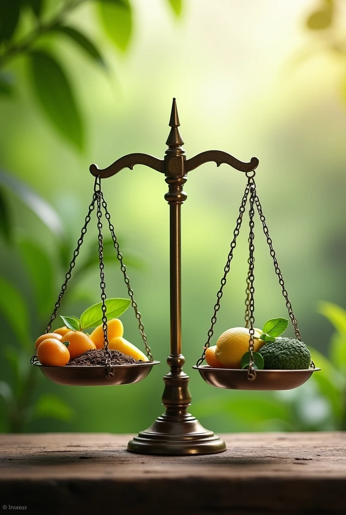 Balance scale of why eco friendly products high price then other normal products