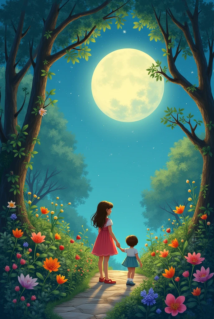 But don’t you worry, we'll come back soon,
To the magic garden beneath the moon! For kids poem