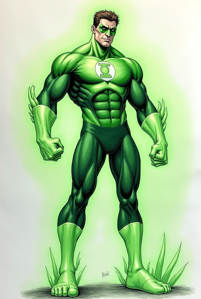 Draw green lantern nude