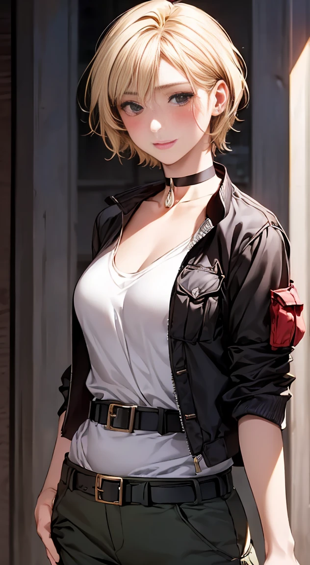 (masterpiece:1.2, highest quality), (realistic, photorealistic:1.4), beautiful illustrations, 
looking at the viewer, whole body, Front view:0.6, 
1 female, 25 years old, Japanese, ((blonde:1.5, Handsome Shorthair:1.4)), No bangs, hair between eyes, ((height: 176 cm, big breasts:1.6, thin waist)) 
beautiful hair, beautiful face, beautiful and detailed eyes, (black eye:1.3), beautiful clavicle, beautiful body, beautiful breasts, beautiful thighs, beautiful feet, beautiful fingers, perfect anatomy:1.3,
(outdoor), ((zip up hoodie hood:1.8, Slit skirt:1.4, choker:1.6)), white panties:1.6, 
((Grasp the hem of the skirt with your right hand, Put your left hand on your chest, open your legs:1.3)), 
(Look at the viewer while blushing:1.3), ((NFSW:1.4))