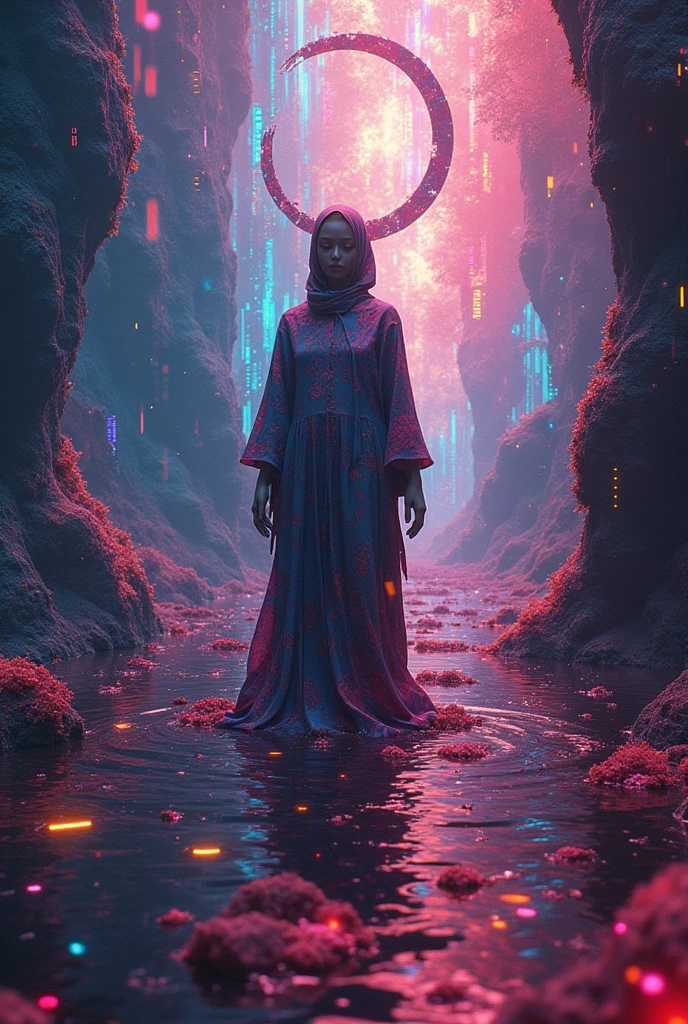 Memes, Surreal, Digital Art,s, Mom, Information flow, Cultural transmission, Potential awareness, abstract pattern, psychedelic, Neon color, Glitch Art, cyber punk, Cinema Lighting, Super detailed, 8k, Realistic, Volumetric, Ray Tracing, Studio Lighting, Vibrant colors, psychedelic elements, Viral content, Social Media, Cultural phenomenon