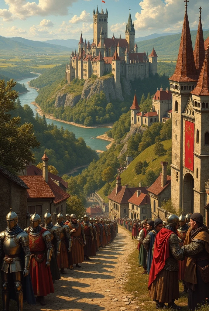 Paint medieval europe