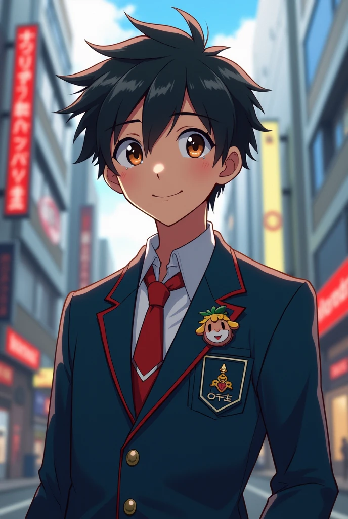 Kazuki Tanaka is a high school student in Tokyo who embodies the spirit of Nintendo's philosophy. Here's a character profile for him:
Name: Kazuki Tanaka
Age: 17
Residence: Tokyo, Japan
Appearance: Kazuki has short, tousled black hair and bright, inquisitive brown eyes. He wears the standard high school uniform but often adds a personal touch with a Nintendo-themed pin on his blazer. He has a lean, athletic build and a friendly, approachable demeanor