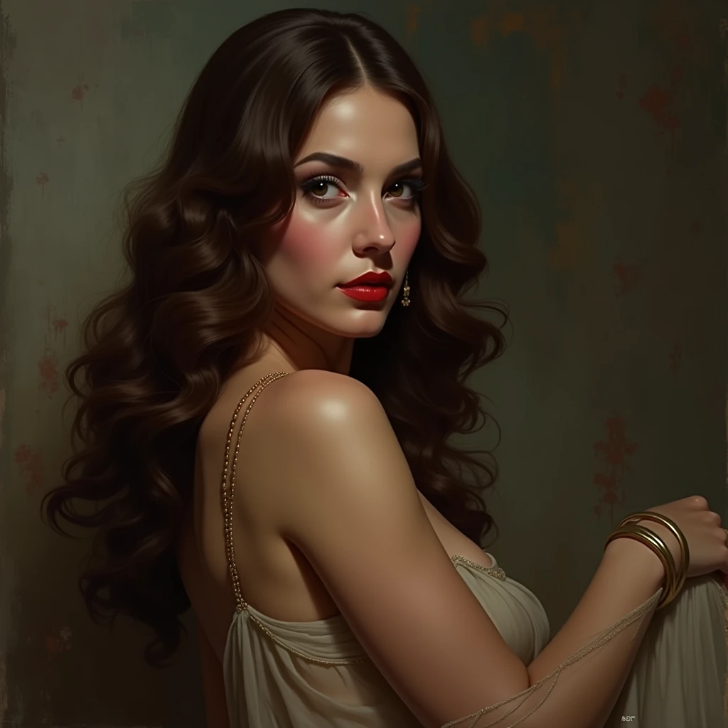 A very beautiful skinny goddess naked with very thin arms ,very thin long skinny legs and very thin waist and very very  huge breast (very big)(show full body from head to foot) (detailed ) (masterpiece) (facial features) beutiful red lips wearing jewelry and hair pin ,
