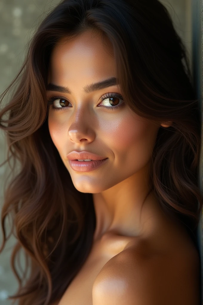 Colombian brunette woman