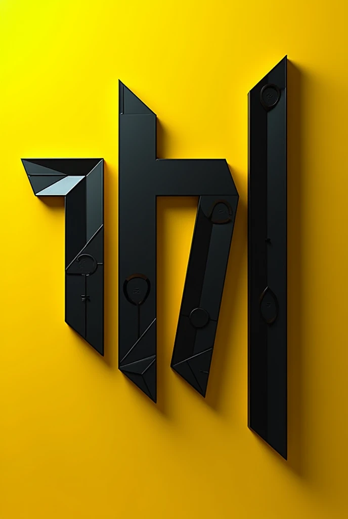 computer engineering font design yellow and black