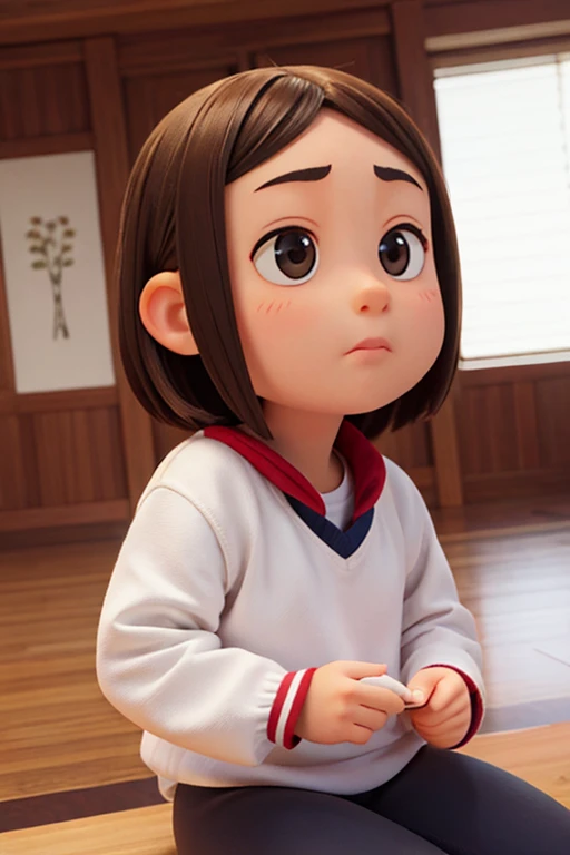 9age、female、Large head、sports、