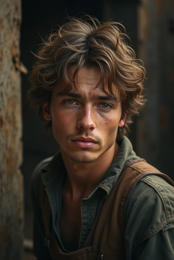 Dutch simple poor young man,, cinematic, perfect lighting, 4k, 8k, 32k, hdr