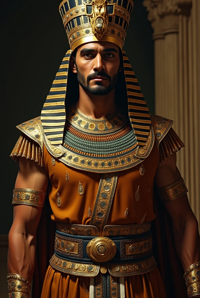 Actor Omar Sharif wears a pharaonic costume