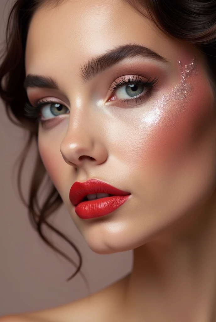 Create a poster related to makeup services and saloon