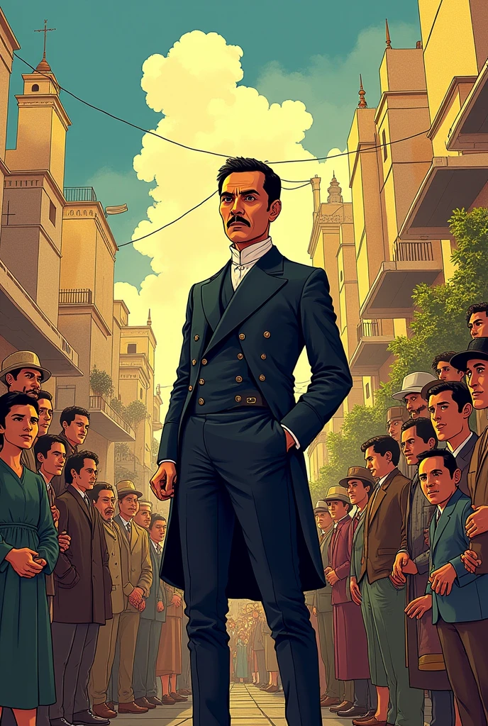 A Political Cartoon that describes the Philippines during the 19th century. You can incorporate the social, political and economic developments as aspect of interpretation significant to the shaping of Rizal's attributes and character as Filipino, patriot, and as a national hero.