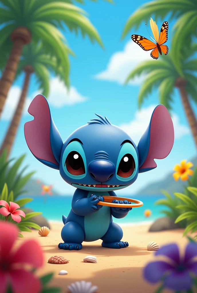 Lilo-like Stitch doing Lilo-like things