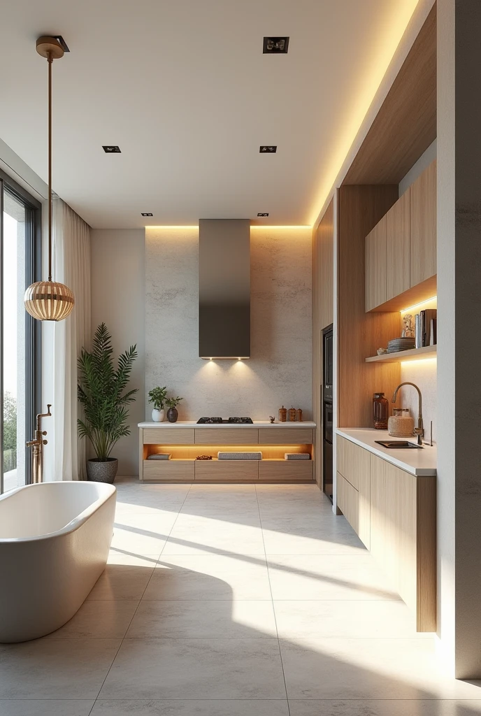 Can you help me draw 3d kitchen with bathroom and toilet??