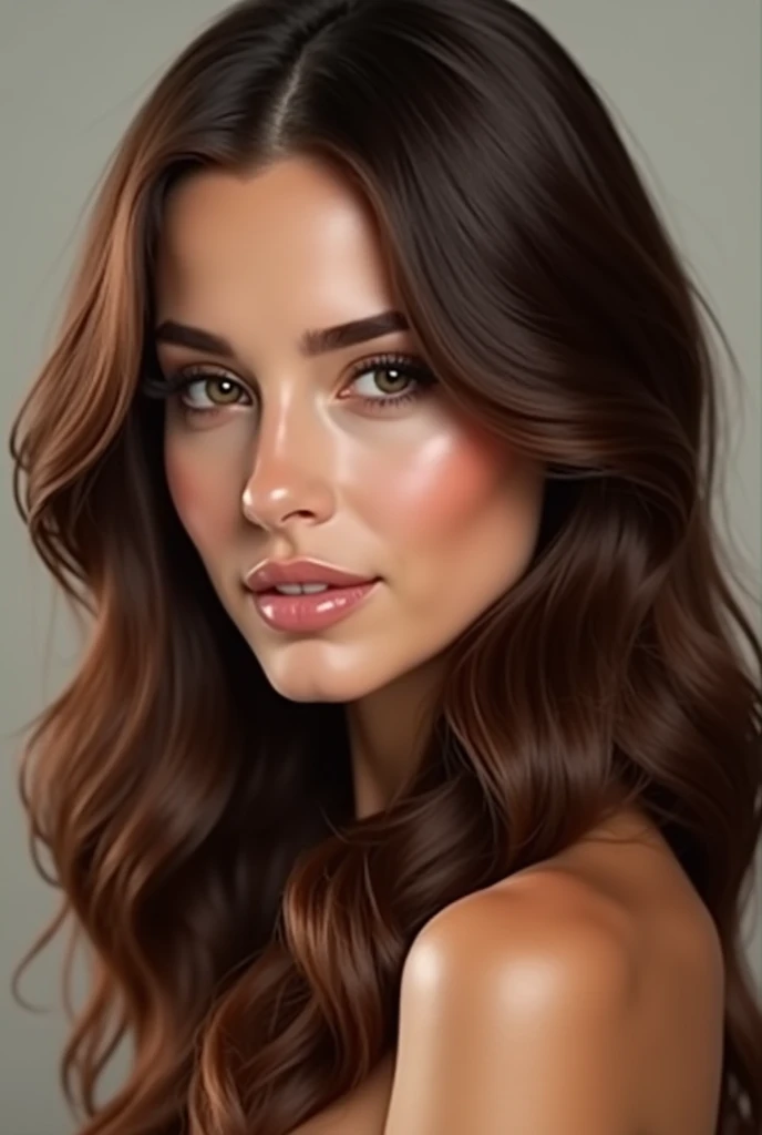 Brown hair