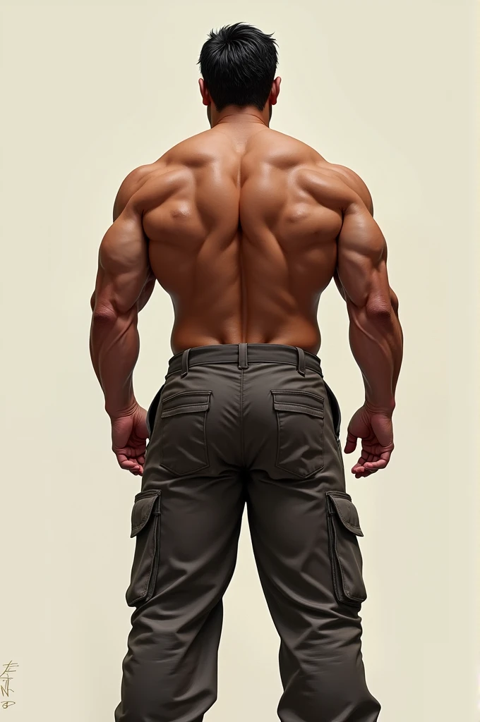 One man back side Ayan Khan name draw