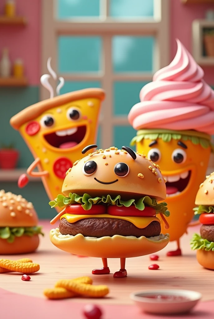 Funny delicious food