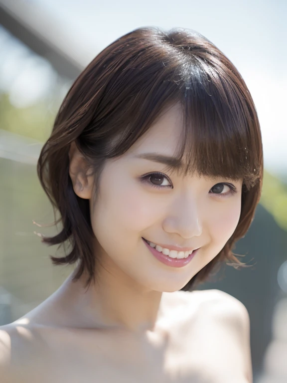 best quality, realistic, in detail, highest resolution,beautiful japanese girl,beautiful and delicate eyes, nudity, naked, thighs, beautiful and delicate lips, very detailed 얼굴, small head, small areola, movie lights, realistic, 8k, high quality, very detailed, look at me,laugh,(Short hair:1.2),(Any external location),(medium chest:1.2),(Inoue Seika),(whole body:1.3),slim,beautiful bridge,(split:1.3),(sexy pose), (bokeh:1.3) , nudity, naked, pubic hair, 예쁜 thighs, clitoris