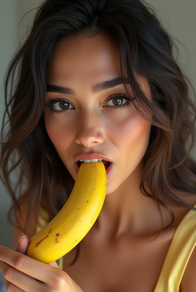 Mia Khalifa eating banana