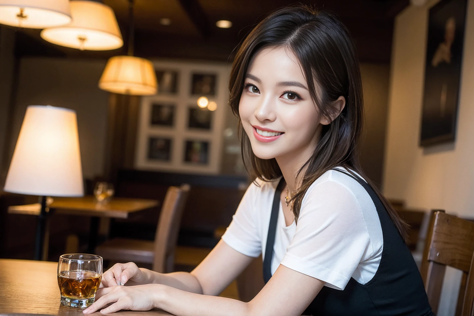 ((Highest quality、8k、masterpiece:1.3))、Whiskey bottles、The Macallan、Joni Black、Old Parr、whiskey、Suntory、Nikka、Slim Couple、modelカップル、(Realistic, Intricate details:1.2), full-course dinner、Whiskey bottle and glass on the table、Single Malt、scotch、Rocks glass、Shot Glass、Malt whiskey、、Scotland、Amazing view of the sunset sky and clouds、A bright smile、 (Age 37), 3,Two beauties、Brown Hair、Shortcuts、Short sleeve shirt、dress、Beautiful woman 1, (Slim face), (The body is スリム), (Brown Hair), (Shortcuts), cheeks turn a little red,Attractive beauty、restaurant, In a prominent place (From the waist up) Nova Frog Style, actress, model, (smile: 1.15), Beautiful fine grain, Depth f/2,saturation, High Contrast, Strong light and shadow,Moist Body:1.5、3D texture、Delicate eyes、Brown Hair、The hair is very shiny、