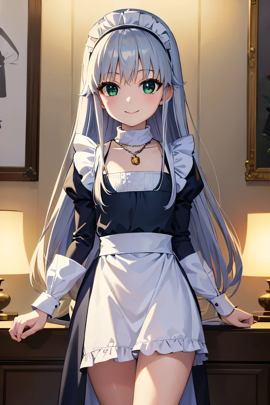 anime-girl-in-maid-outfit-posing-in-front-of-a-desk-seaart-ai