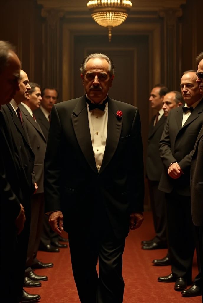 [Scene 2]
"Next, The Godfather comes in at number 9. A timeless classic by Francis Ford Coppola that redefined the gangster genre