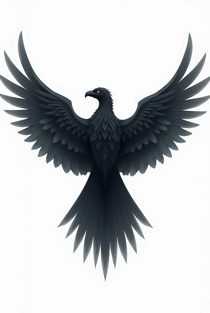 create a Bird Grey Dark vector with white background