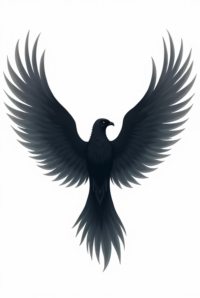 create a Bird Grey Dark vector with white background