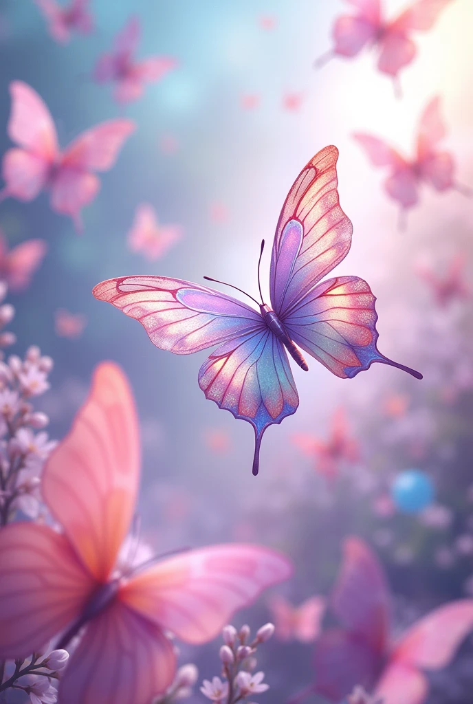 animated butterfly background