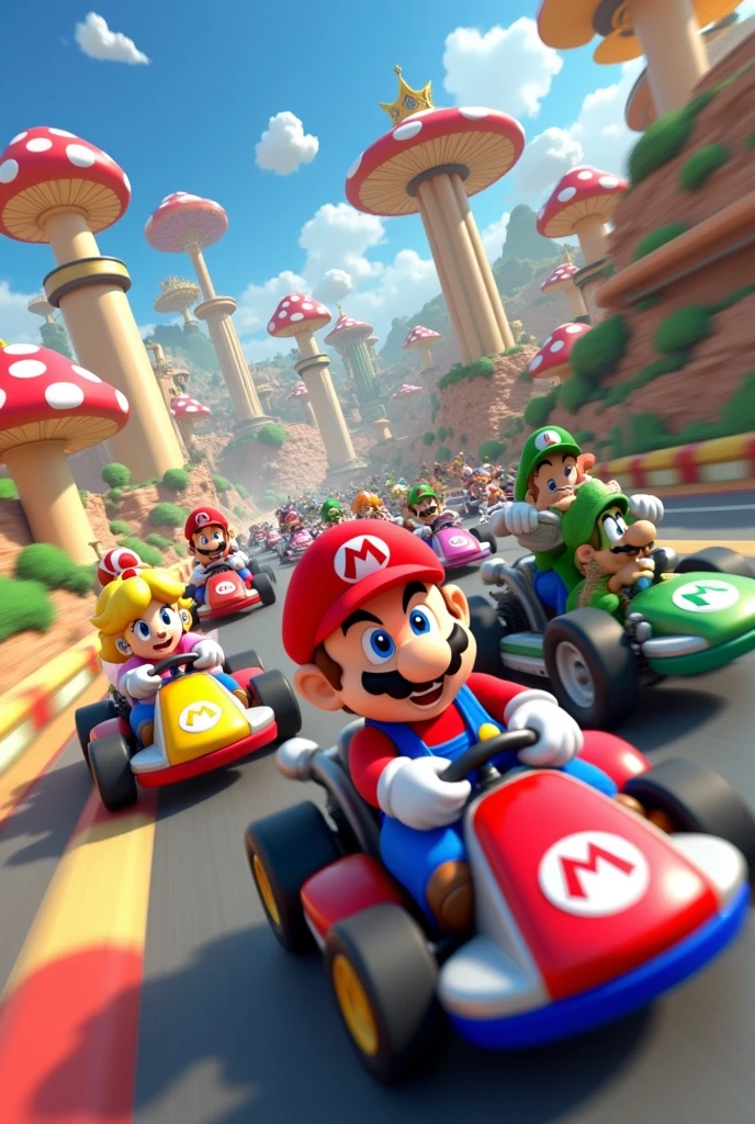 Mario Kart Gathering, uhd
