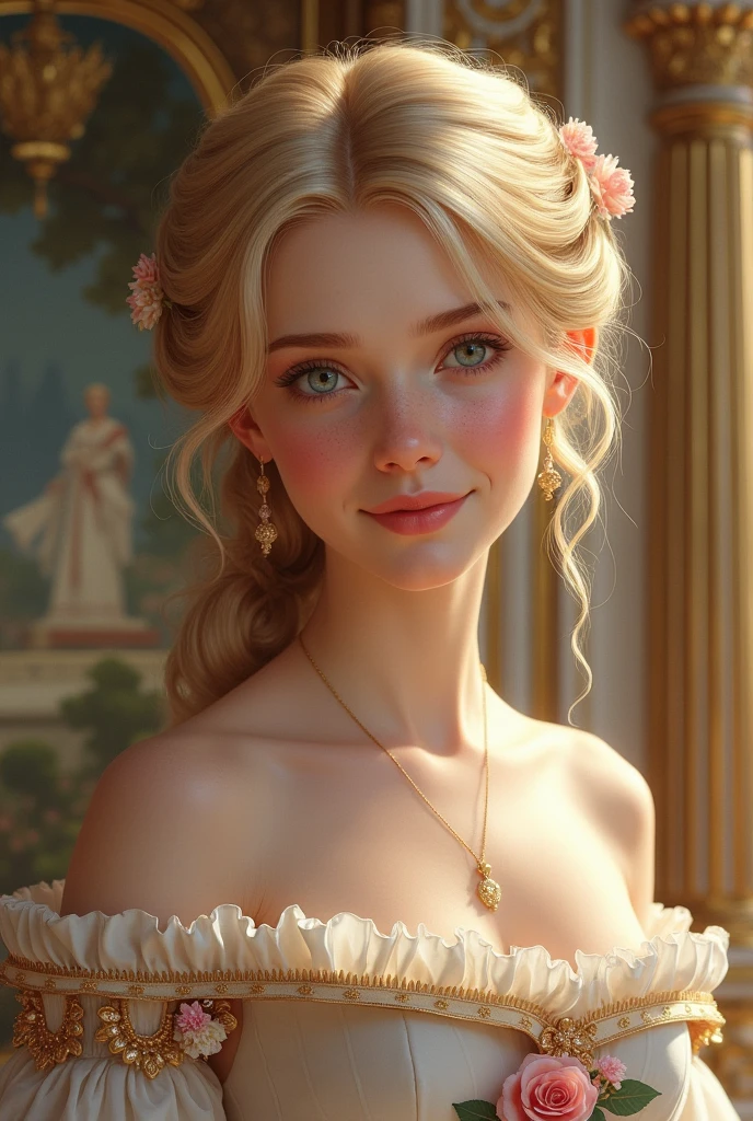 The Rose of Versailles Marie Antoinette Young Cute Smile