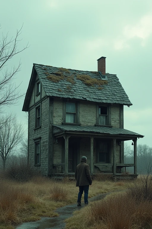 The house leaks from the roof.