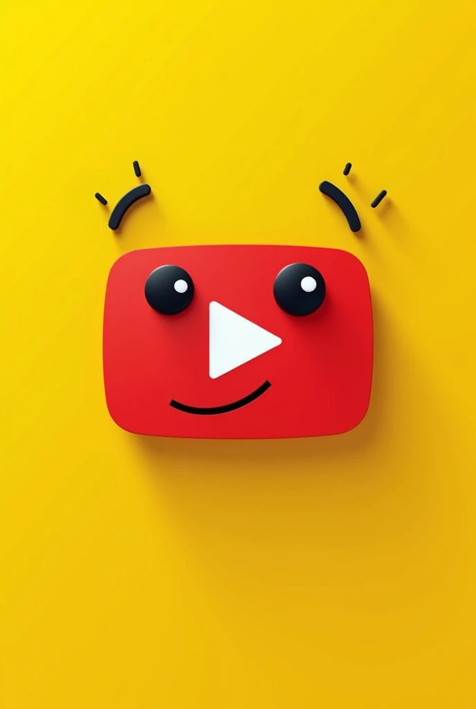 create a logo that is a character and has a yellow background for a youtube video cutting channel