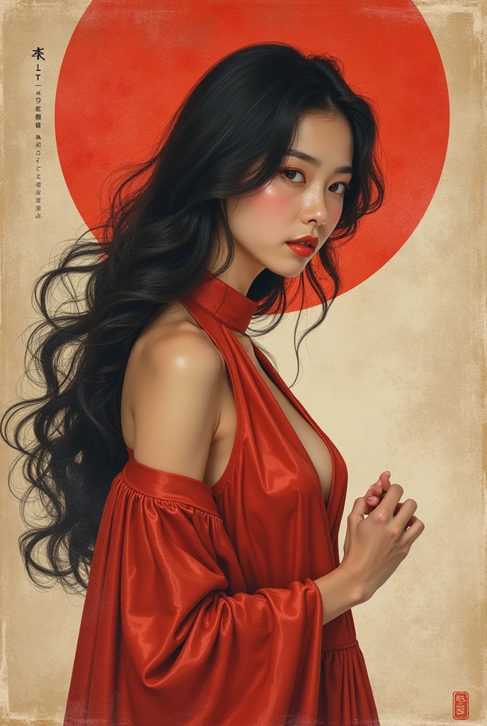 Beautiful woman、Masterpiece、Real People、Female body、balance、Noriko Sakai、Three-dimensional background、Bold Pose、See who's watching