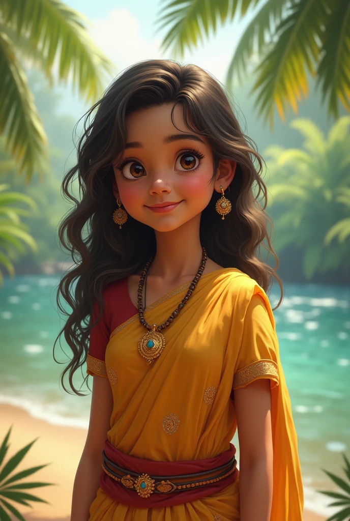 A kerala girl she has small fat in her body age 16
