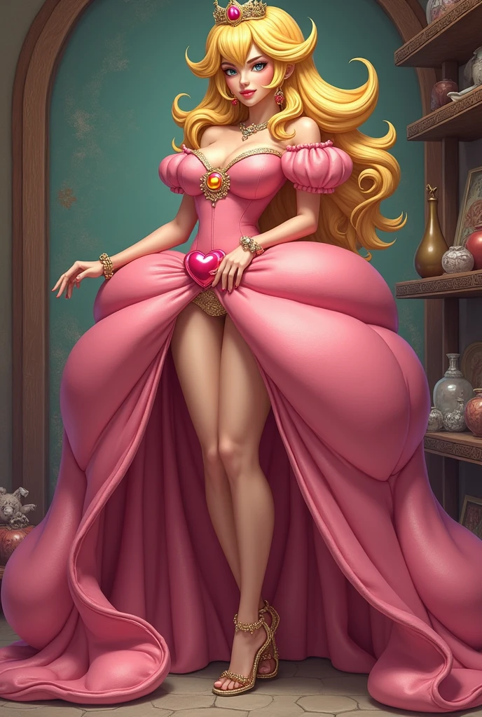 2d Princess peach as a toxic findom domme foot worshipped and payed to be pretty