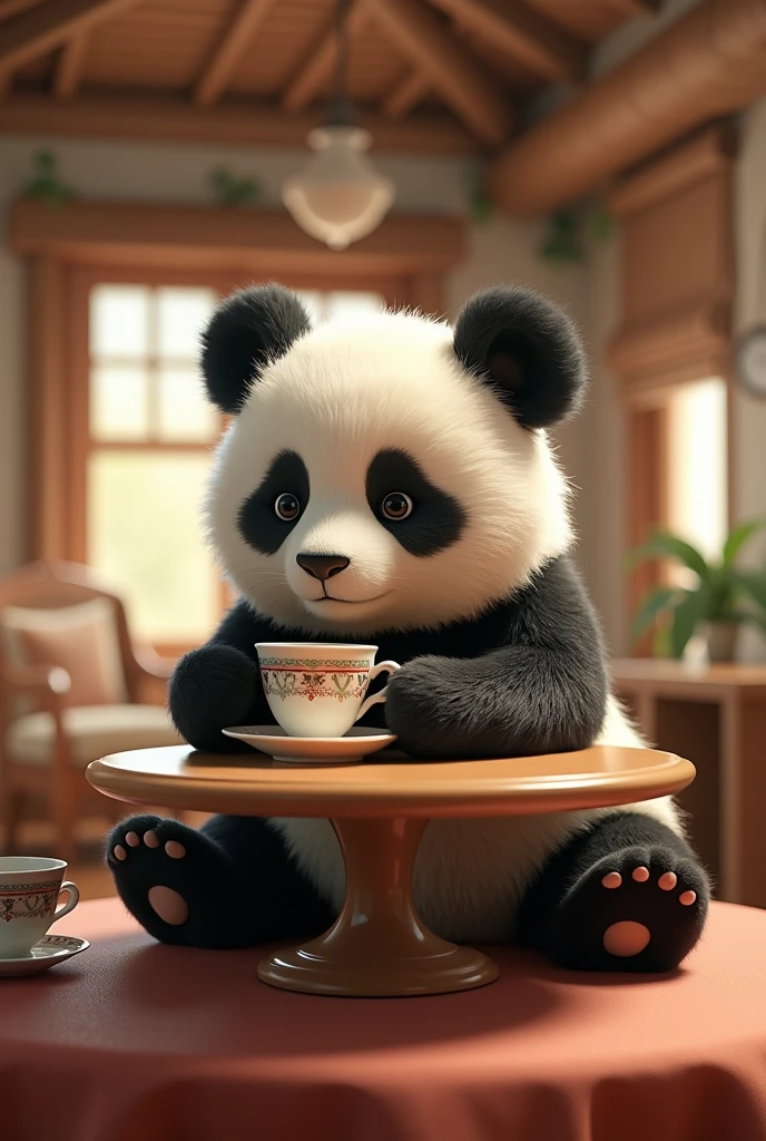 cute Panda celling tea