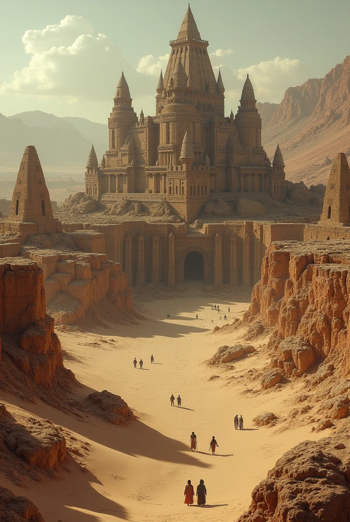 In a distant land, beyond the mountains and deep within an arid desert, there lay a city that had been forgotten by time. For centuries, it was buried beneath layers of sand and stone, its stories and secrets lost to history.