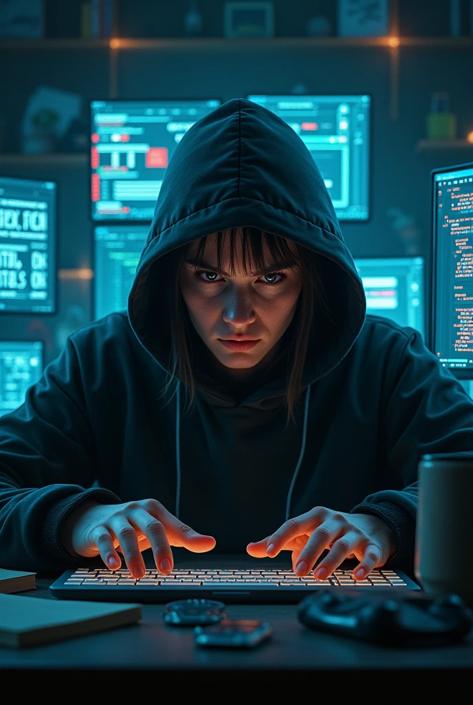 psychology hacker maind computer desktop
