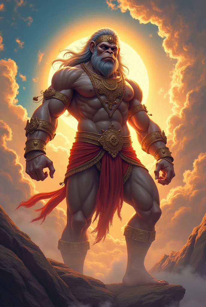 Shree hanuman with arms