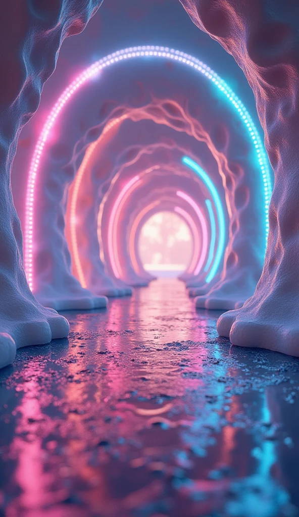 I、I want social media images that use a variety of colors.、16K, Ultra-high resolution, Ultra-high resolution, to be born,wonderful ,future、Iridescent、The world 30 years from now