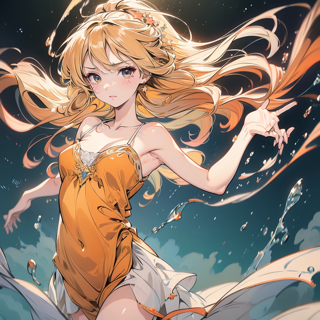 And soul, (Photorealistic:0.8), (figure:1.2), [(Transparent Background:1.5)::5], (((masterpiece))), (Tabletop), (Highest quality, Highest quality), (Beautiful sky, Starry Sky:1.2, Nice views:1.4),8k CG wallpaper, ((Dynamic Angle)), Dynamic pose, ((whole body)), ((Playing Acoustic Guitar)), sing, Sitting, girl, White camisole, Small breasts, Open your mouth wide,(evening), Ocean, sunset, Orange Scene, Blonde, Beautiful Hair, Disheveled Hair, Tie your hair up, ((Beautiful attention to detail)), Watery eye, Slightly red-faced, Sparkling, Glitter, (Very delicate and beautiful), Highly detailed body, Delicate arms and hands, Tears in my eyes, Mysterious ,Bright colors, [(Transparent Background:1.5)::5],(((masterpiece))), Mysterious,Bright colors,Shiny, Tren at ArtStation,Excellent anatomy,Beautiful lighting,Award-winning,