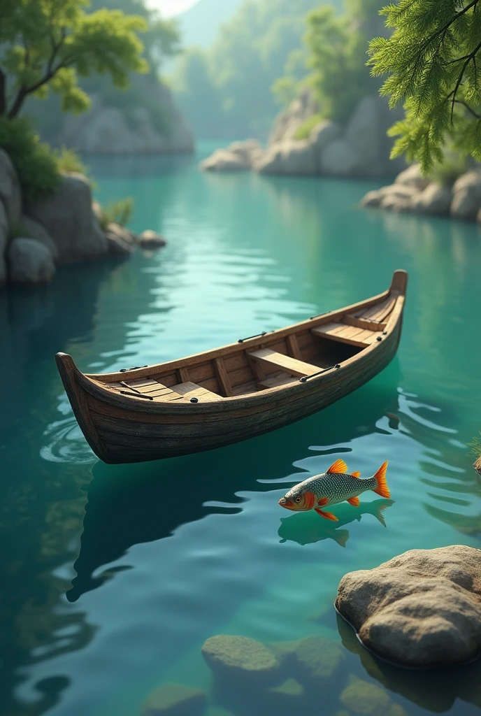 Fish on the boat 