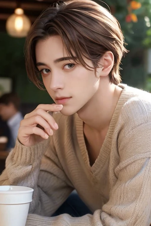 looking at the camera
