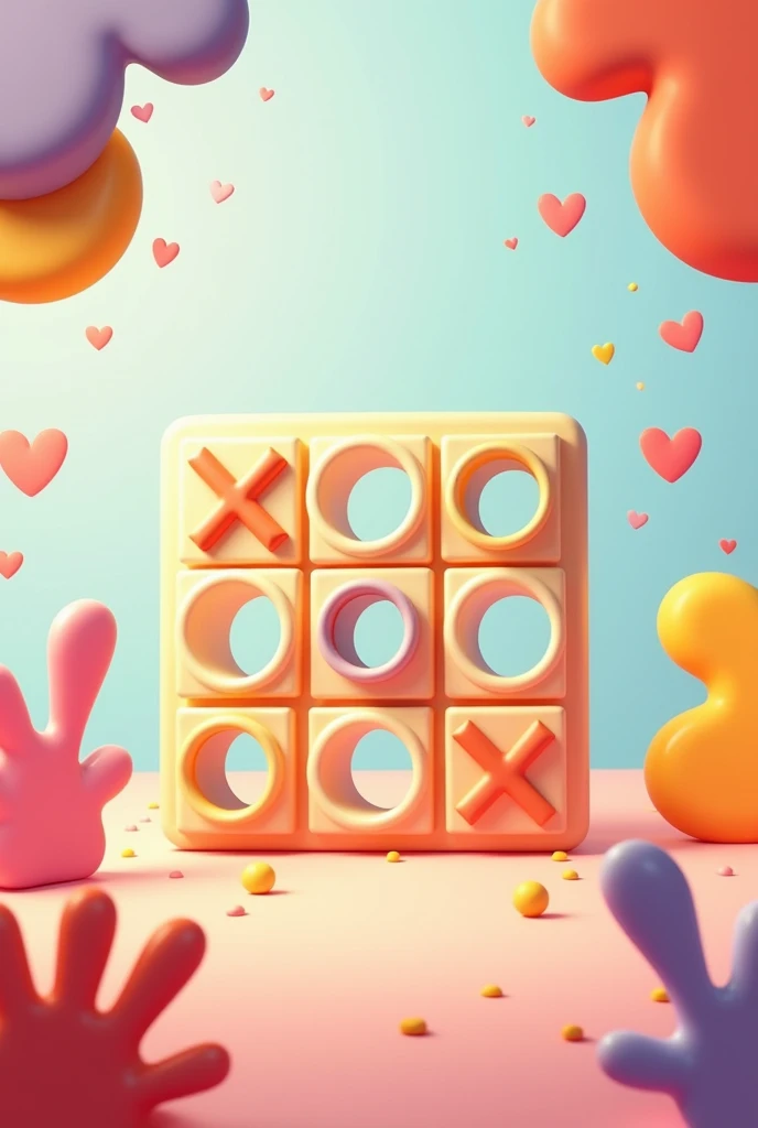 Tic tac toe game  background 
