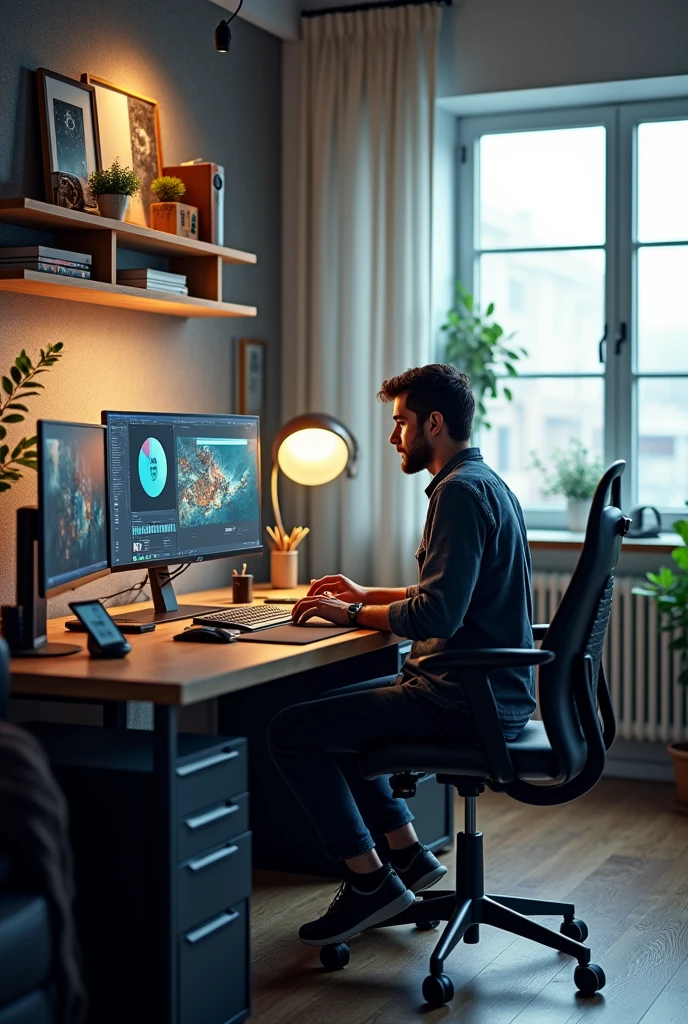 Generate pc wallpaper studio type with anil kumar
