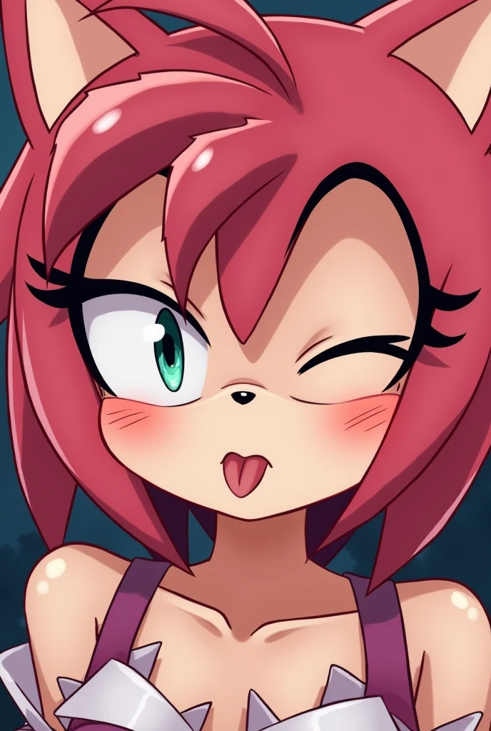 Amy rose ahegao sexy