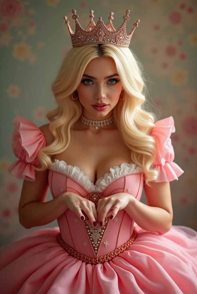 +18 Princess peach spitting you taking your money and being payed to be pretty and foot worshipped