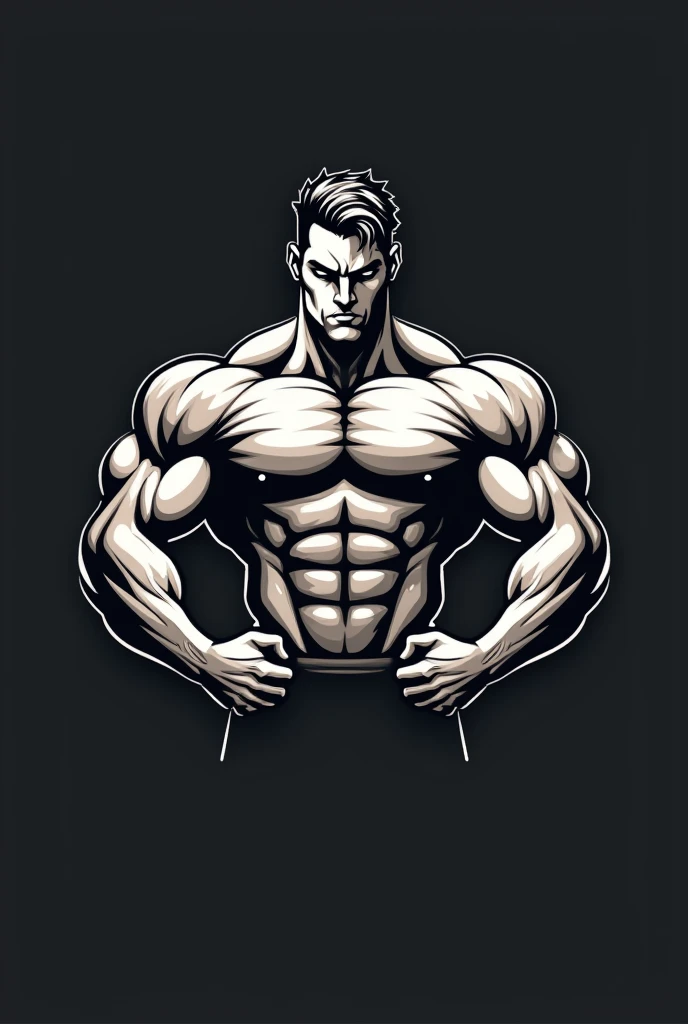 Body builder logo